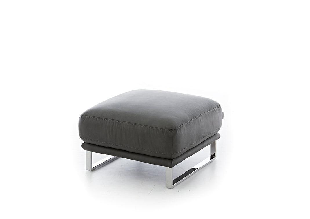 W.SCHILLIG Hocker montanaa 24250 G70 Leder Z69/95 anthracite - Komfortmöbel24