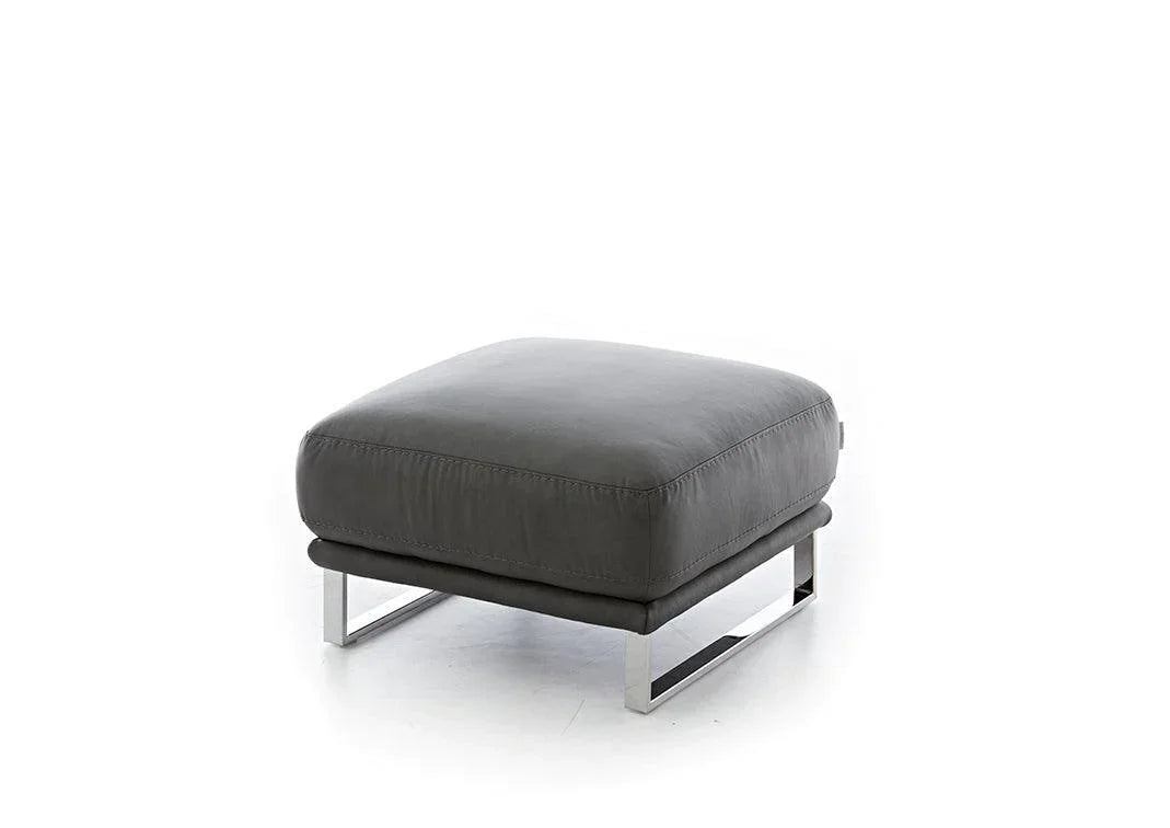 W.SCHILLIG Hocker montanaa 24250 G70 Leder Z69/95 anthracite - Komfortmöbel24
