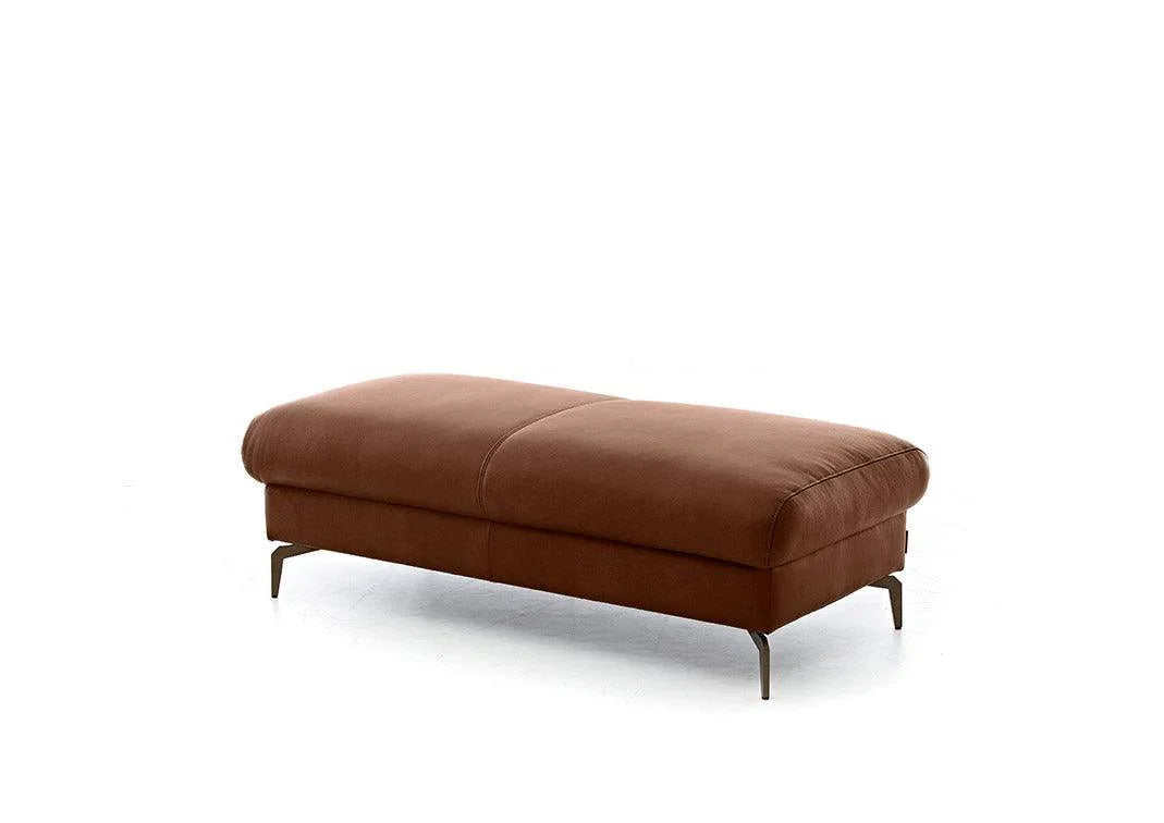 W.SCHILLIG Hocker piedroo 21156 G140 Leder Z69/51 tobacco - Komfortmöbel24