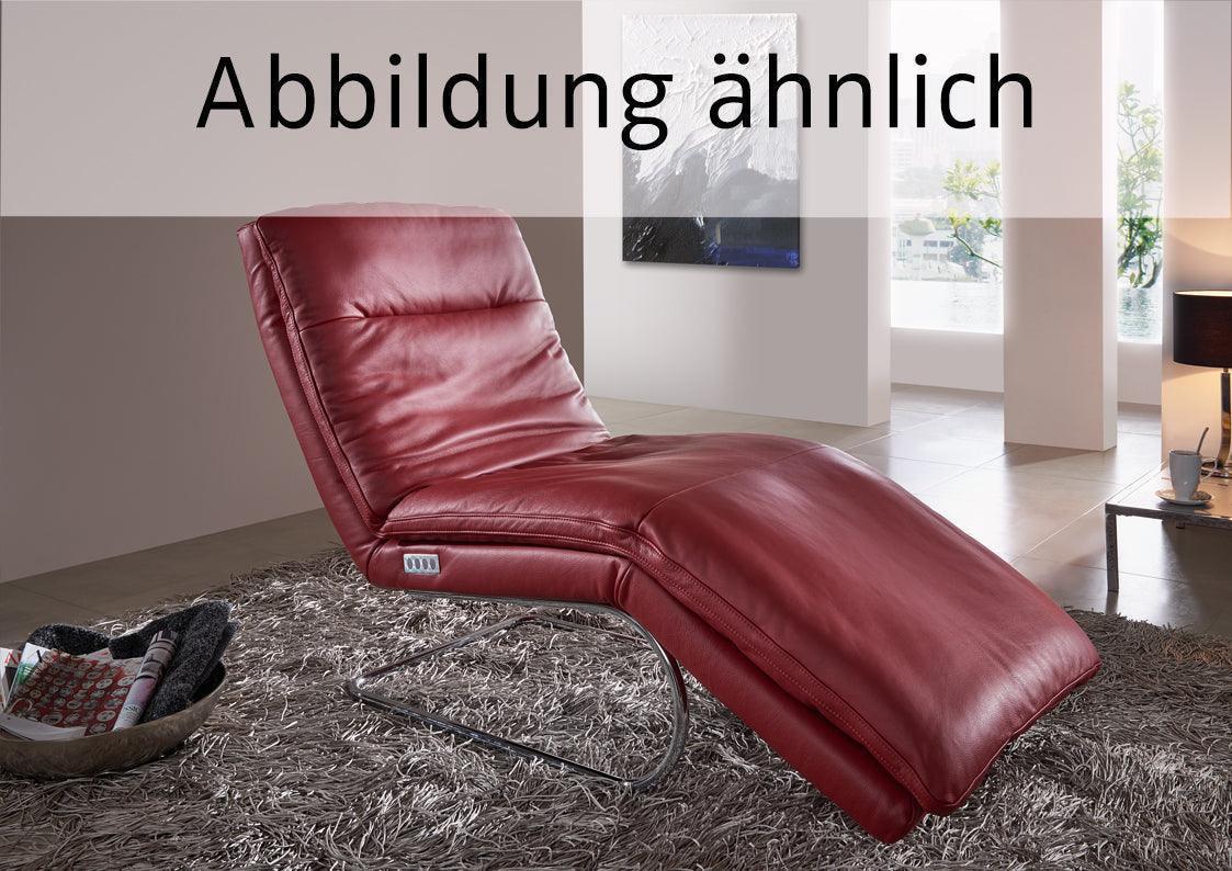 W.SCHILLIG Relaxliege daily dreams 47001 K75 Leder Z75/95 anthracite - Komfortmöbel24