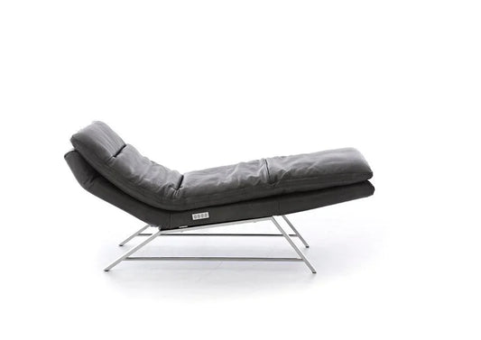 W.SCHILLIG Relaxliege daily dreams 47001 K75 Leder Z75/95 anthracite - Komfortmöbel24