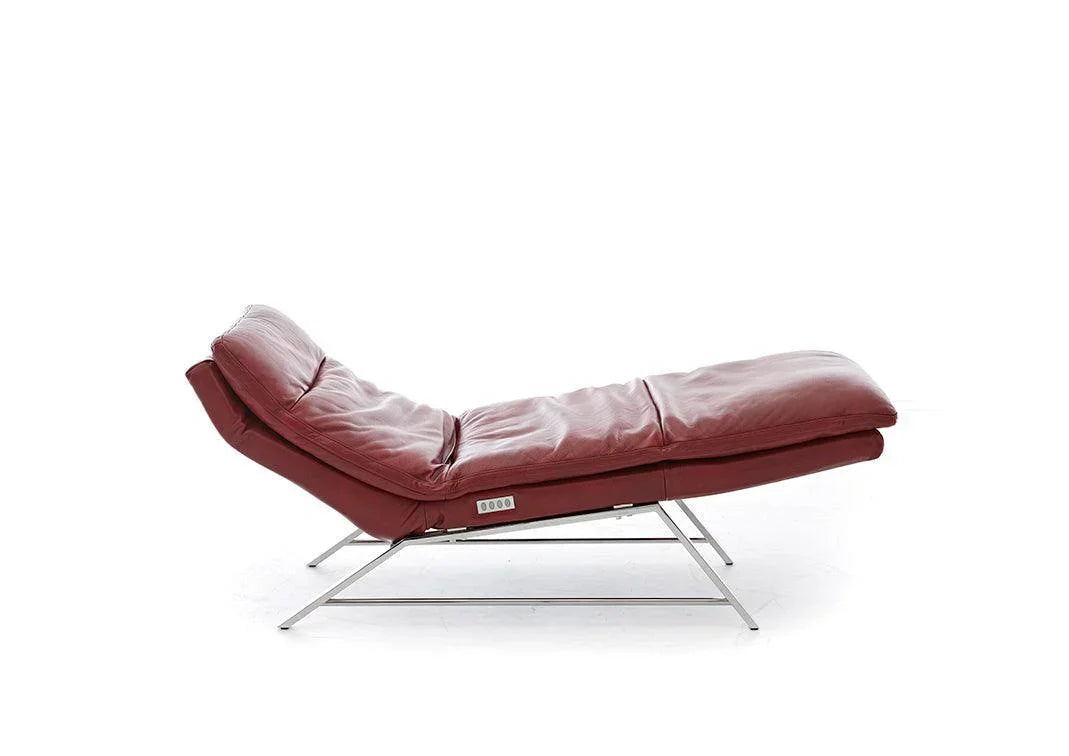 W.SCHILLIG Relaxliege daily dreams 47001 K85 Leder Z75/12 merlot - Komfortmöbel24