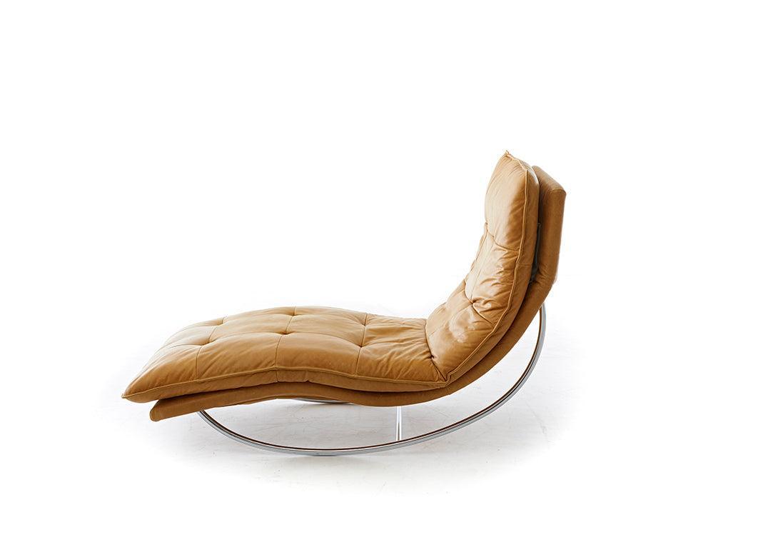 W.SCHILLIG Relaxliege daily dreams 47002 K75 Leder Z83/52 kurkuma - Komfortmöbel24