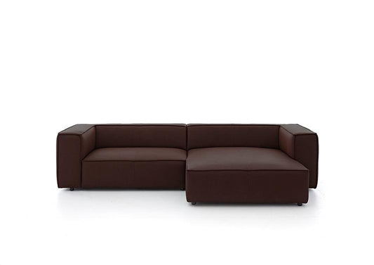 W.SCHILLIG Longchair around-the-block 18050 Leder Z69/54 mocca - Komfortmöbel24