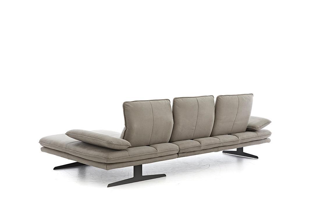 W.SCHILLIG Longchair broadway (B 291 cm) 16777 Stoff S37/21 grey - Komfortmöbel24