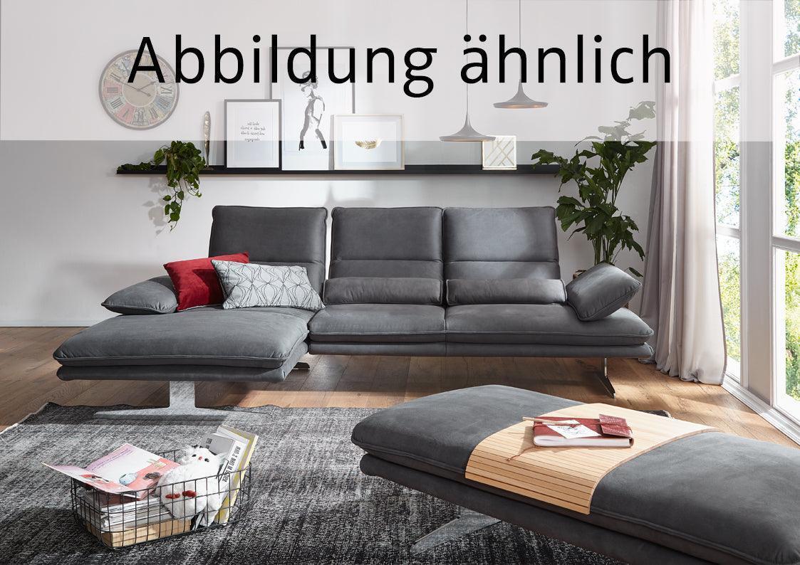 W.SCHILLIG Longchair broadway 16777 (B 291 cm) Stoff V87/21 silver - Komfortmöbel24