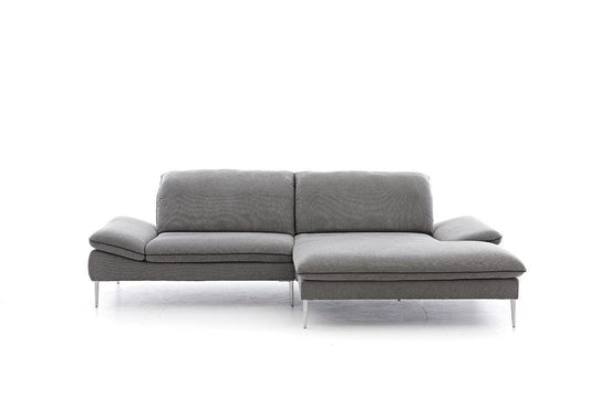 W.SCHILLIG Longchair enjoy&MORE 15450 Stoff R66/94 grey - Komfortmöbel24