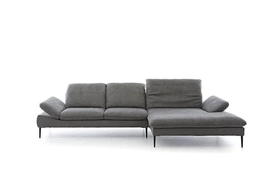 W.SCHILLIG Longchair enjoy&MORE 15450 Stoff S37/95 anthracite - Komfortmöbel24