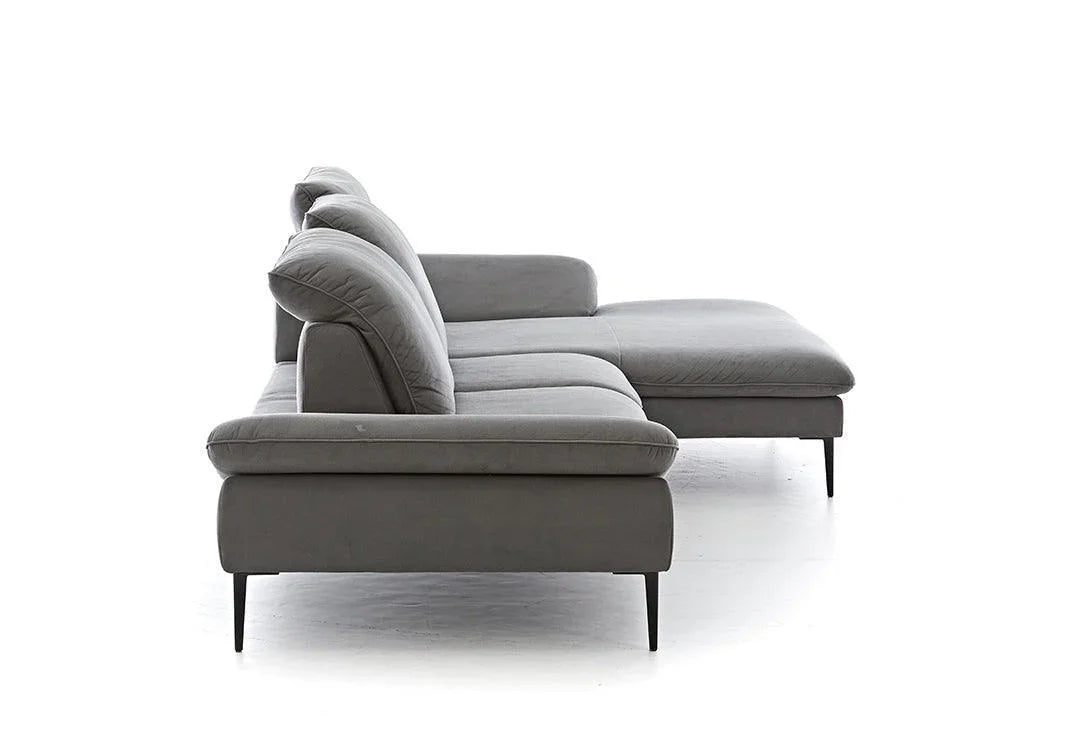 W.SCHILLIG Longchair enjoy&MORE 15450 Stoff S37/95 anthracite - Komfortmöbel24