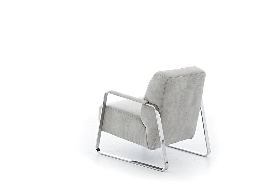 W.SCHILLIG Sessel quadroo 17350 Stoff V52/21 light grey - Komfortmöbel24