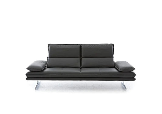 W.SCHILLIG Sofa broadway 16777 NL80 in Leder Z59/95 graphit - Komfortmöbel24
