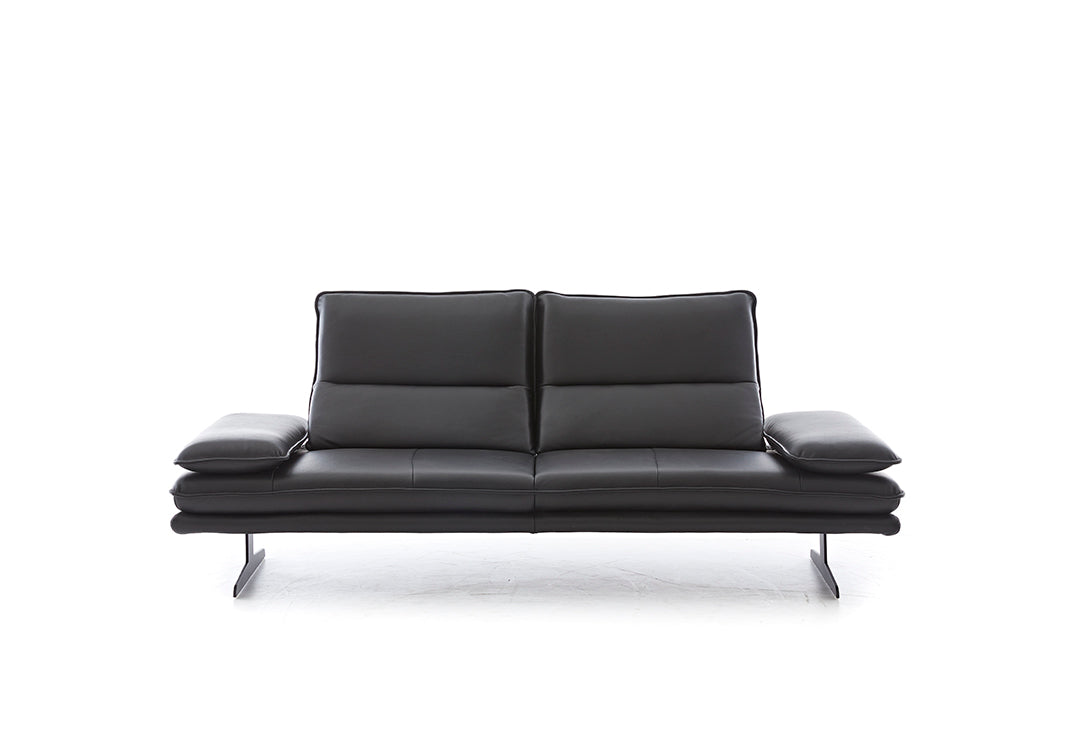 W.SCHILLIG Sofa «broadway» 16777 NL80 in Leder Z77/99 black