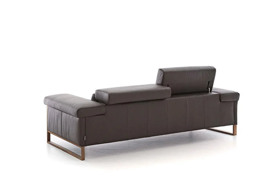 W.SCHILLIG Sofa finn 20974 N80 Leder Z59/54 braun - Komfortmöbel24