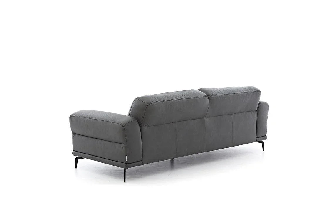 W.SCHILLIG Sofa montanaa 24250 N90 Leder Z69/95 anthracite - Komfortmöbel24