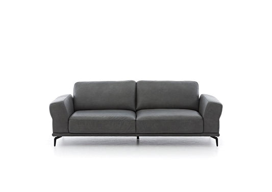 W.SCHILLIG Sofa montanaa 24250 N90 Leder Z69/95 anthracite - Komfortmöbel24
