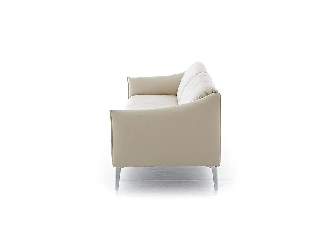 W.SCHILLIG Sofa sally 15350 N70 Leder Z59/20 eisgrau - Komfortmöbel24