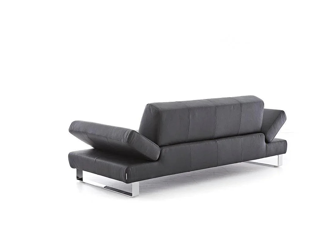 W.SCHILLIG Sofa taboo 22070 PF Leder Z59/99 schwarz - Komfortmöbel24