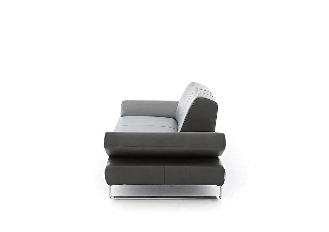 W.SCHILLIG Sofa taboo 22070 PF Leder Z69/95 anthracite - Komfortmöbel24