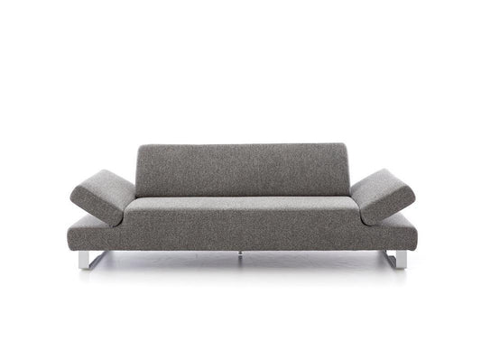 W.SCHILLIG Sofa taboo 22070 PL Stoff S22/23 grey - Komfortmöbel24