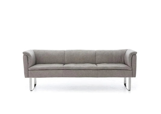 W.SCHILLIG seat&eat lounge 11752 B220 Leder Z69/22 light grey - Komfortmöbel24