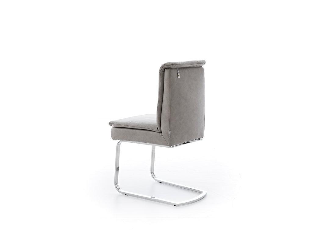 W.SCHILLIG seat&eat lounge 11752 MZ Leder Z69/22 light grey - Komfortmöbel24