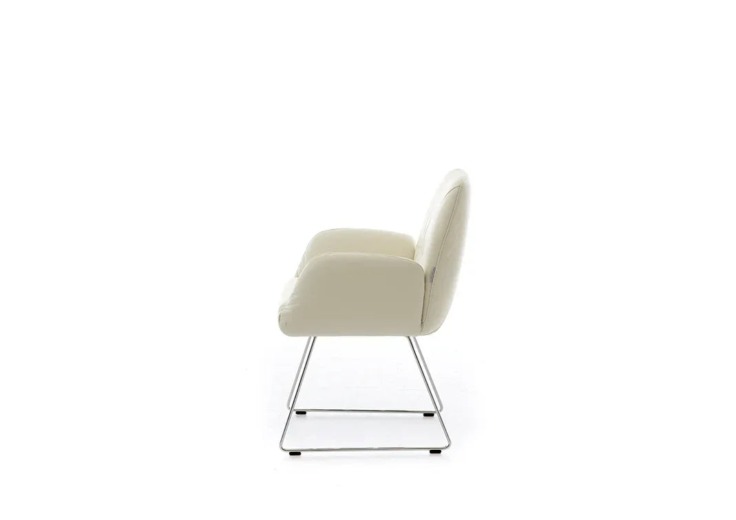 W.SCHILLIG seat&eat ole 11620 ME Leder Z62/42 weiss - Komfortmöbel24