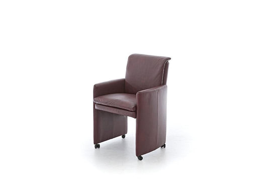 W.SCHILLIG seat&eat lounge 11752 M Leder Z69/13 burgundy - Komfortmöbel24