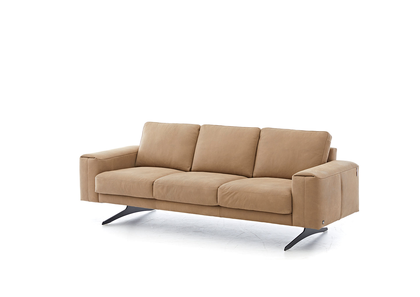 W.SCHILLIG Sofa «interliving 4004» 12500 in Leder Z 78/49 sand