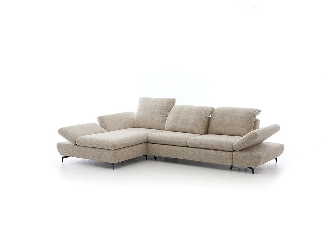 W.SCHILLIG Longchair jackie 15259 Stoff V88/48 sand - Komfortmöbel24