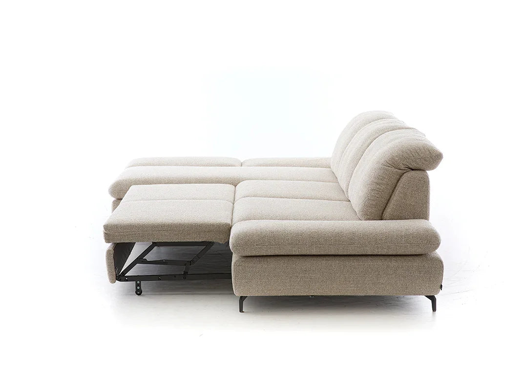 W.SCHILLIG Longchair jackie 15259 Stoff V88/48 sand - Komfortmöbel24