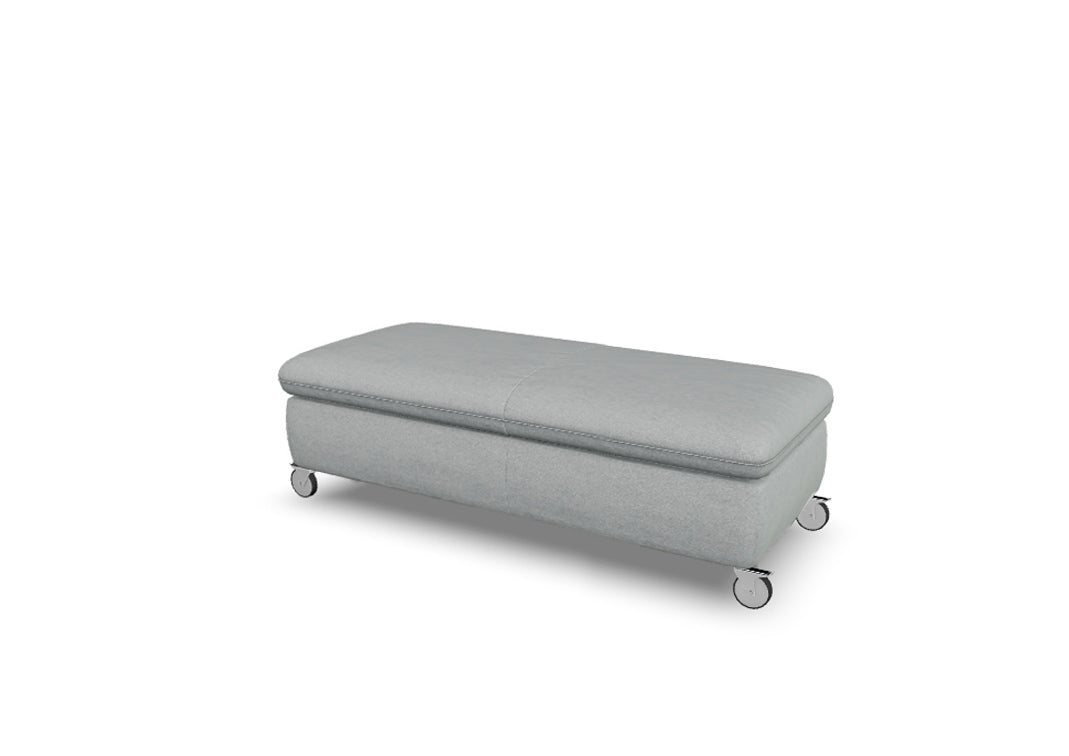 W.SCHILLIG Hocker taoo 15278 GK120 Stoff S75/21 light grey
