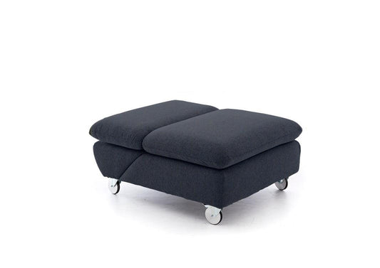 W.SCHILLIG Hocker taoo 15278 Stoff W77/28 dark blue - Komfortmöbel24