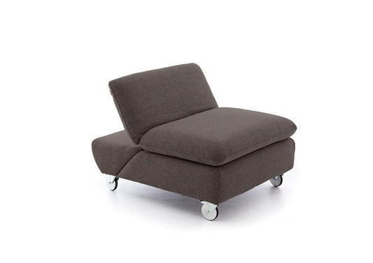 W.SCHILLIG Hocker taoo 15278 Stoff W77/53 chocolate - Komfortmöbel24