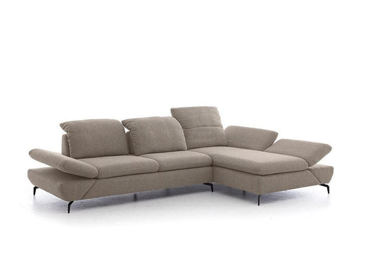 W.SCHILLIG Longchair taoo 15278 Stoff W77/51 stone - Komfortmöbel24