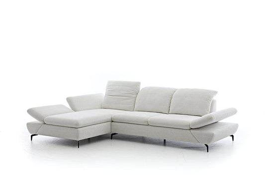 W.SCHILLIG Longchair taoo 15278 in Stoff R75/43 snow - Komfortmöbel24