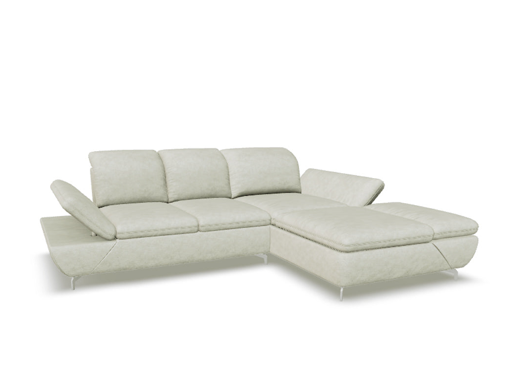 W.SCHILLIG Longchair taoo 15278 (B=284 cm) Stoff S75/44 ivory