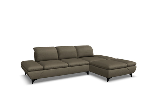 W.SCHILLIG Longchair taoo 15278 (B=314 cm) Stoff W82/51 stone