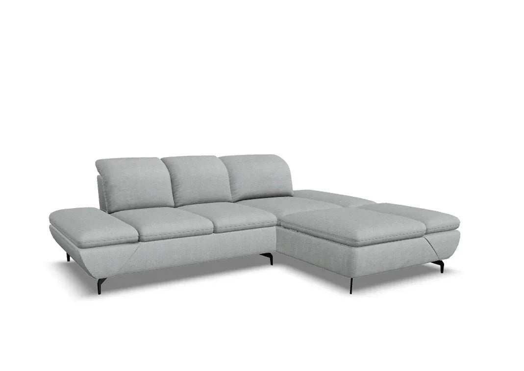 W.SCHILLIG Longchair taoo 15278 (B=284 cm) Stoff S75/21 lightgrey