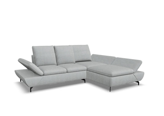 W.SCHILLIG Longchair taoo 15278 (B=284 cm) Stoff S75/21 lightgrey