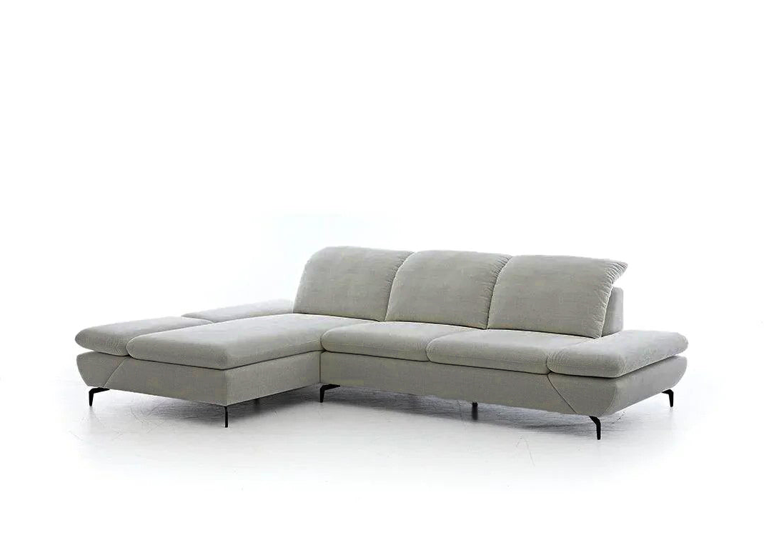 W.SCHILLIG Longchair taoo 15278 (B=314 cm) Stoff R75/21 light grey