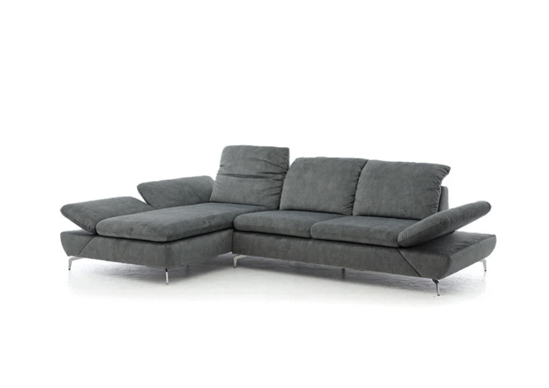 W.SCHILLIG Longchair taoo 15278 (B=284 cm) Stoff V52/23 elephant