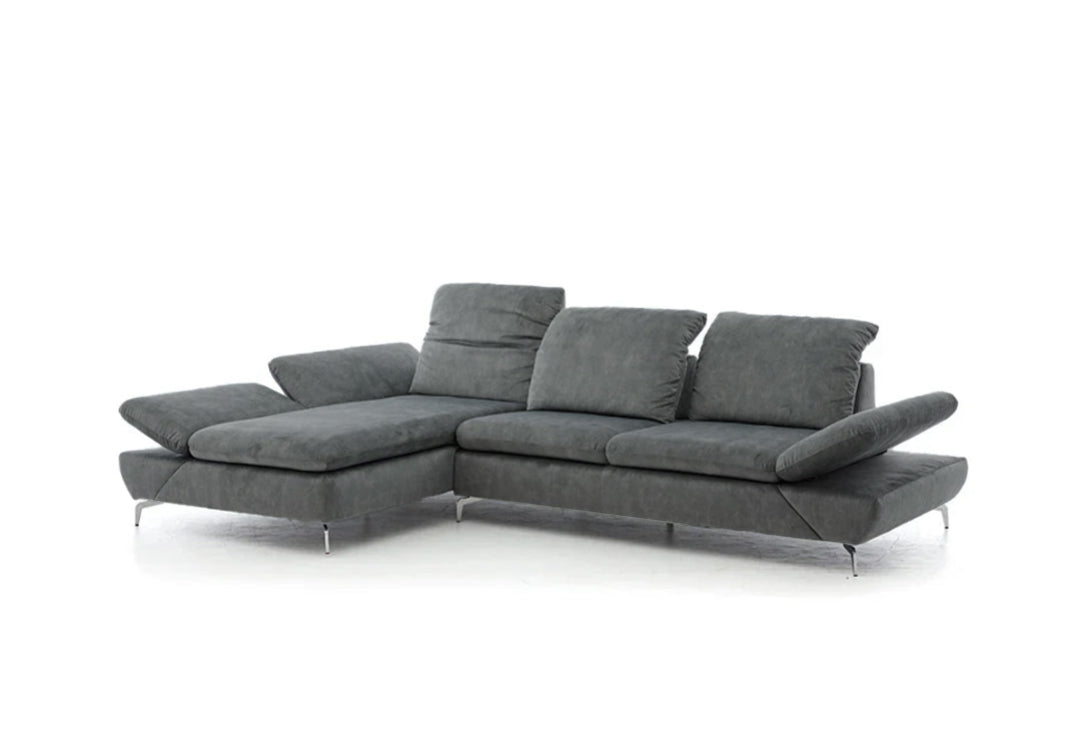 W.SCHILLIG Longchair taoo 15278 (B=284 cm) Stoff V52/23 elephant