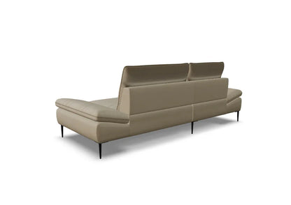 W.SCHILLIG Longchair enjoy&MORE 15450 Leder Z59/21 stone