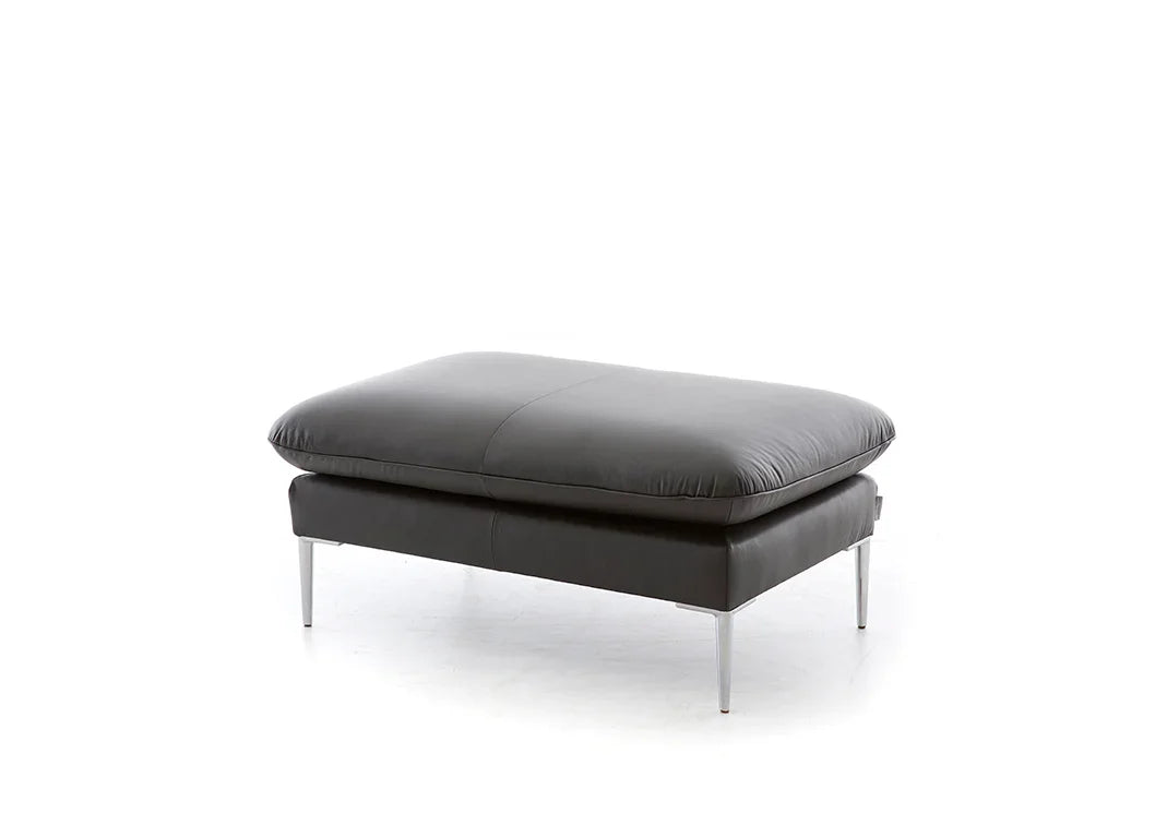 W.SCHILLIG Hocker enjoy&MORE 15450 G105 Leder Z62/54 zartbitter - Komfortmöbel24