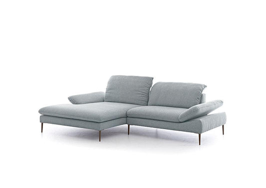 W.SCHILLIG Longchair enjoy&MORE 15450 Stoff V34/22 stone - Komfortmöbel24