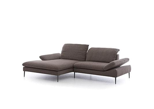 W.SCHILLIG Longchair enjoy&MORE 15450 Stoff V34/52 espresso - Komfortmöbel24