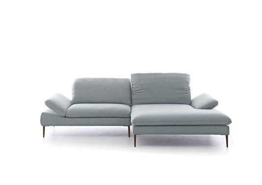 W.SCHILLIG Longchair enjoy&MORE 15450 Stoff V34/22 stone - Komfortmöbel24