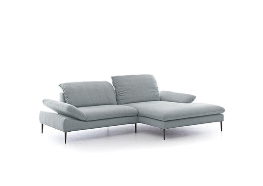 W.SCHILLIG Longchair enjoy&MORE 15450 Stoff V34/22 stone - Komfortmöbel24