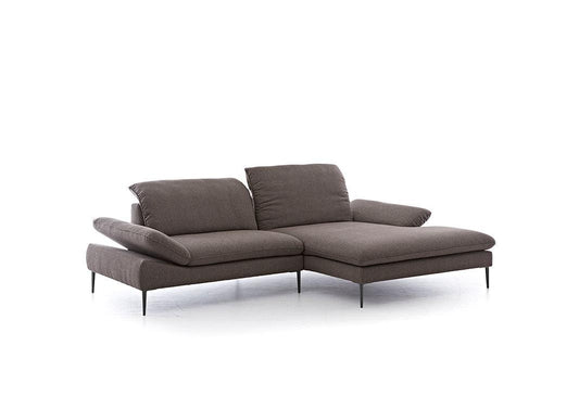 W.SCHILLIG Longchair enjoy&MORE 15450 Stoff V34/52 espresso - Komfortmöbel24