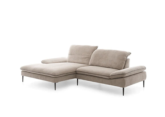 W.SCHILLIG Longchair enjoy&MORE 15450 Stoff S44/48 ecru - Komfortmöbel24